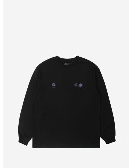 Purple Mountain Observatory Globe Logo Ls Tee