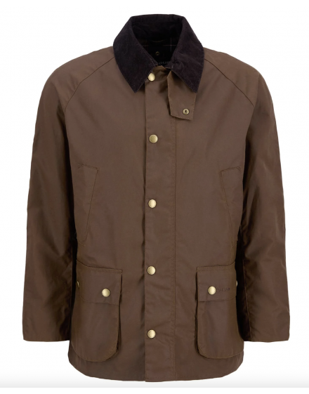 Barbour Ashby Wax Jacket Olive