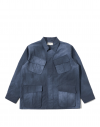 Universal Works Jungle Jacket in Navy Recycled Splash Nylon