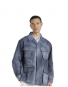 Universal Works Jungle Jacket in Navy Recycled Splash Nylon