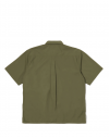 Universal Works Tech Overshirt in Olive Recycled Polytech