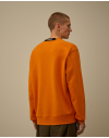 C. P. Company Diagonal Raised Fleece Crewneck Lens Sweatshirt