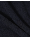Universal Works Cardigan In Black Wool Fleece