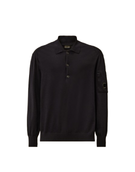 C.P. Company Extrafine Merino Wool Polo Sweater