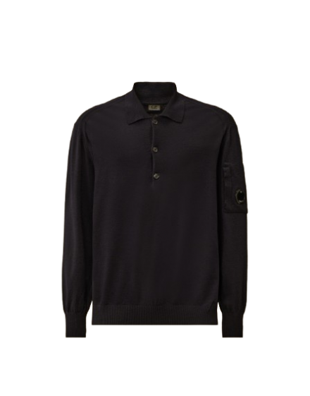 C.P. Company Extrafine Merino Wool Polo Sweater