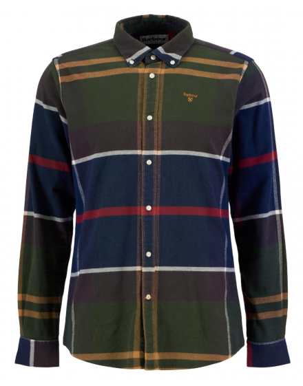 Barbour Tailored Shirt Midnight Tartan