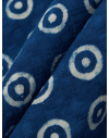 Universal Works Indigo Block Print Circles Camper Shirt