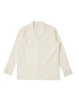 Universal Works Ecru Arten Seersucker Attendant Shirt