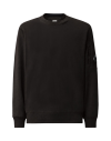 C. P. Company Diagonal Raised Fleece Crewneck Lens Sweatshirt