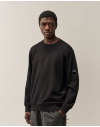 C. P. Company Diagonal Raised Fleece Crewneck Lens Sweatshirt