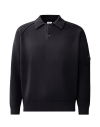 C. P. Company Chenille Cotton Lens Polo Sweater