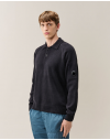 C. P. Company Chenille Cotton Lens Polo Sweater