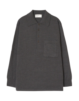 Universal Works Merino L/S Pullover Knit Shirt