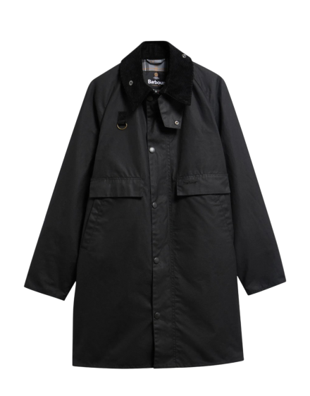 Barbour Long Spey Wax Black