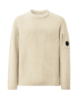 C.P. Company Full Rib Crewneck Lens