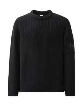 C.P. Company Full Rib Crewneck Lens